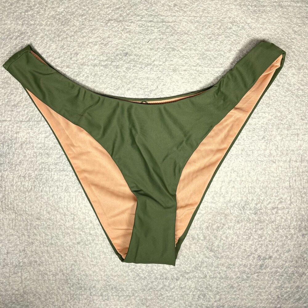 J.Crew Curved-waist Cheeky Bikini Bottom For Women‎ - swimwear Size S BC125 SAF